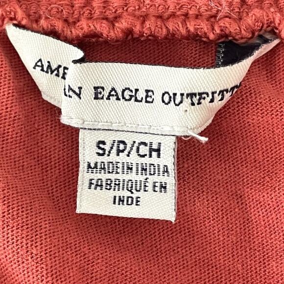 American Eagle Strapless Knit Boho Romper Sz S - Picture 4 of 4